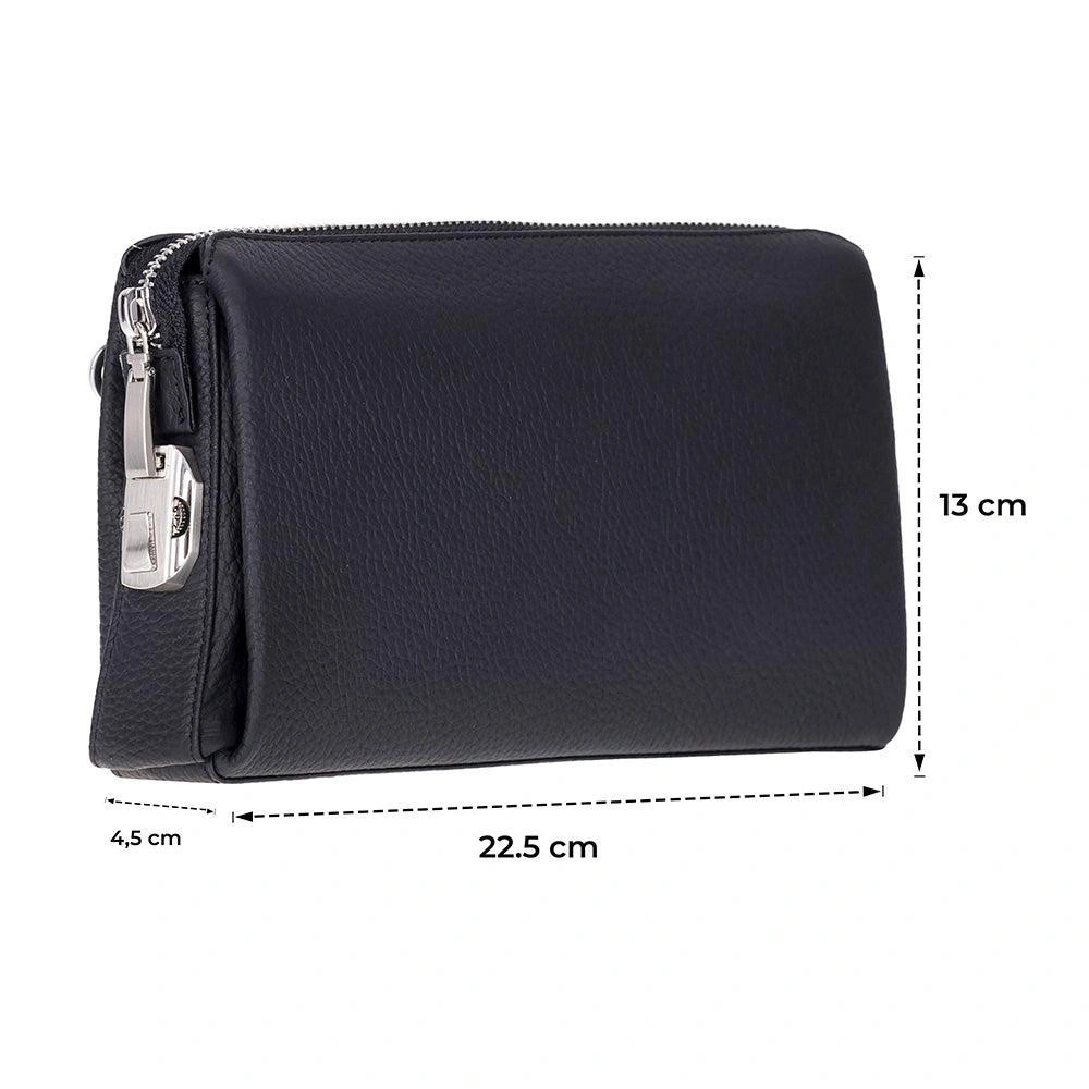 Bloominbag Forte Wrist Ash Smoke Unisex Kilitli Clutch Çanta görseli 5