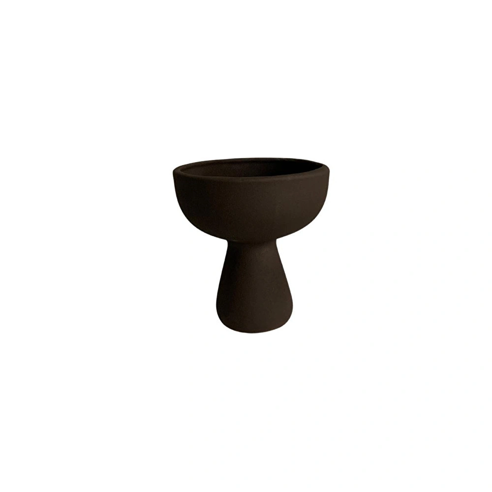 Beige & Stone Mushroom Vazo Dekoratif Obje görseli 5