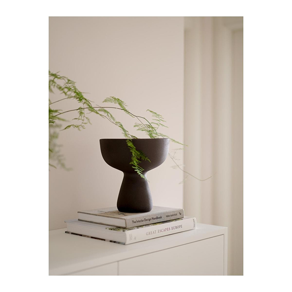 Beige & Stone Mushroom Vazo Dekoratif Obje görseli 3
