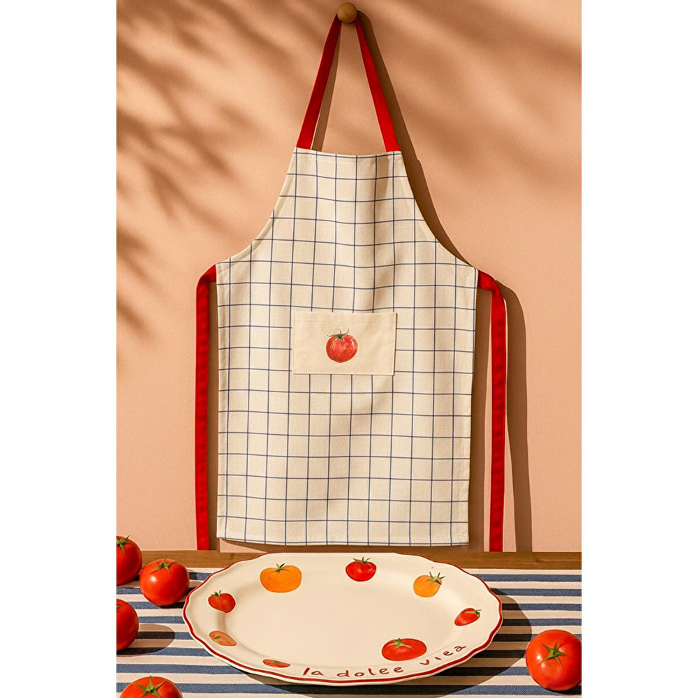 Rakle Pomodoro Mutfak Önlüğü 64x80 Cm görseli 2