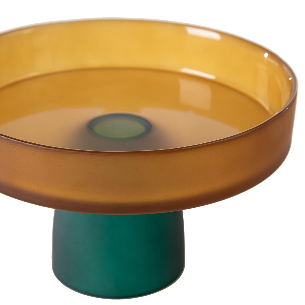 Mudo Home Colors Ayakli Cam Sunum 18cm -amber görseli 5
