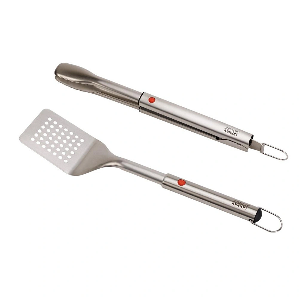 Joseph Joseph Grillout 2 Li Paslanmaz Çelik Barbekü Spatulası Ve Maşa Seti görseli 1