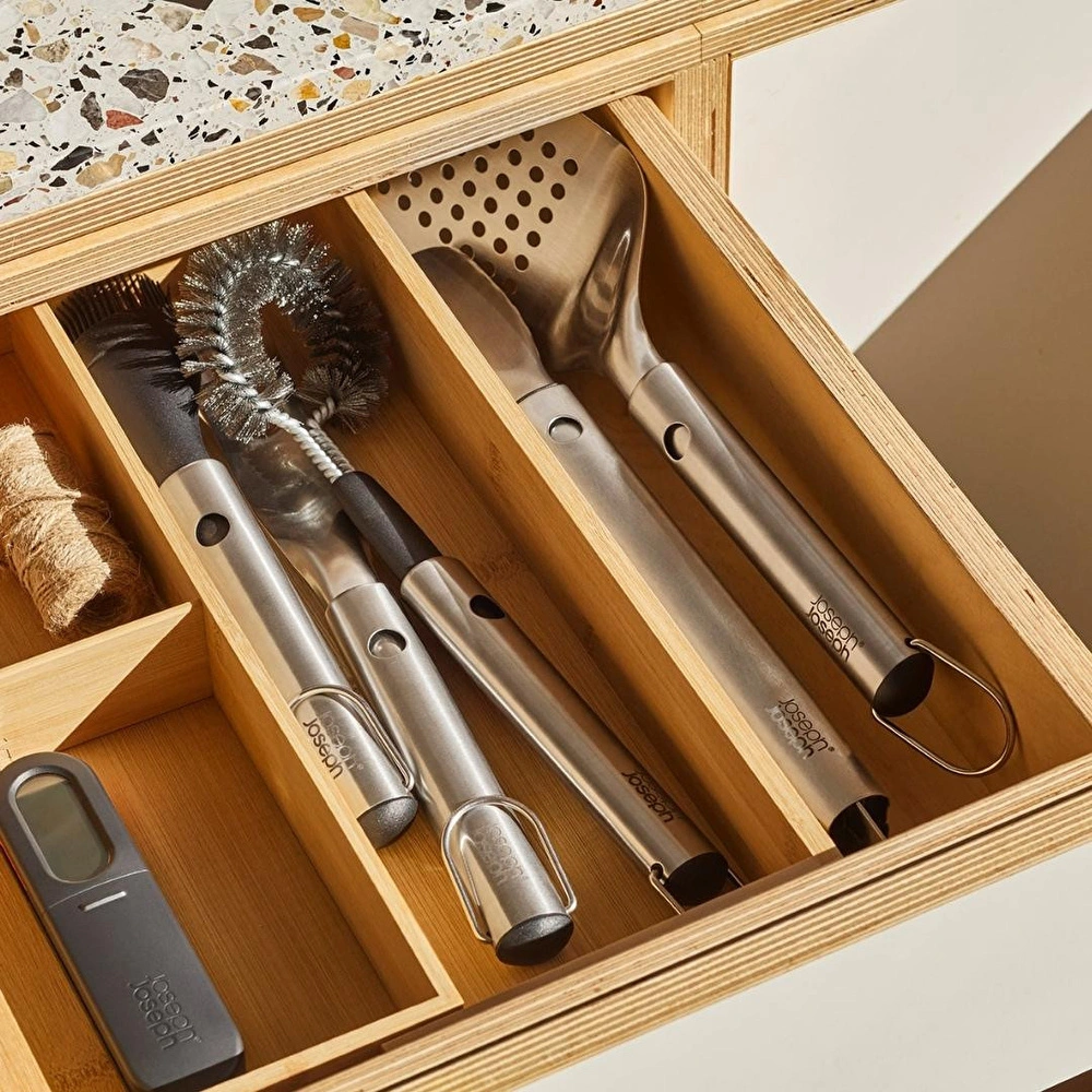 Joseph Joseph Grillout 4 Lü Paslanmaz Çelik Barbekü Aksesuar Seti Taşıma Çantalı görseli 2