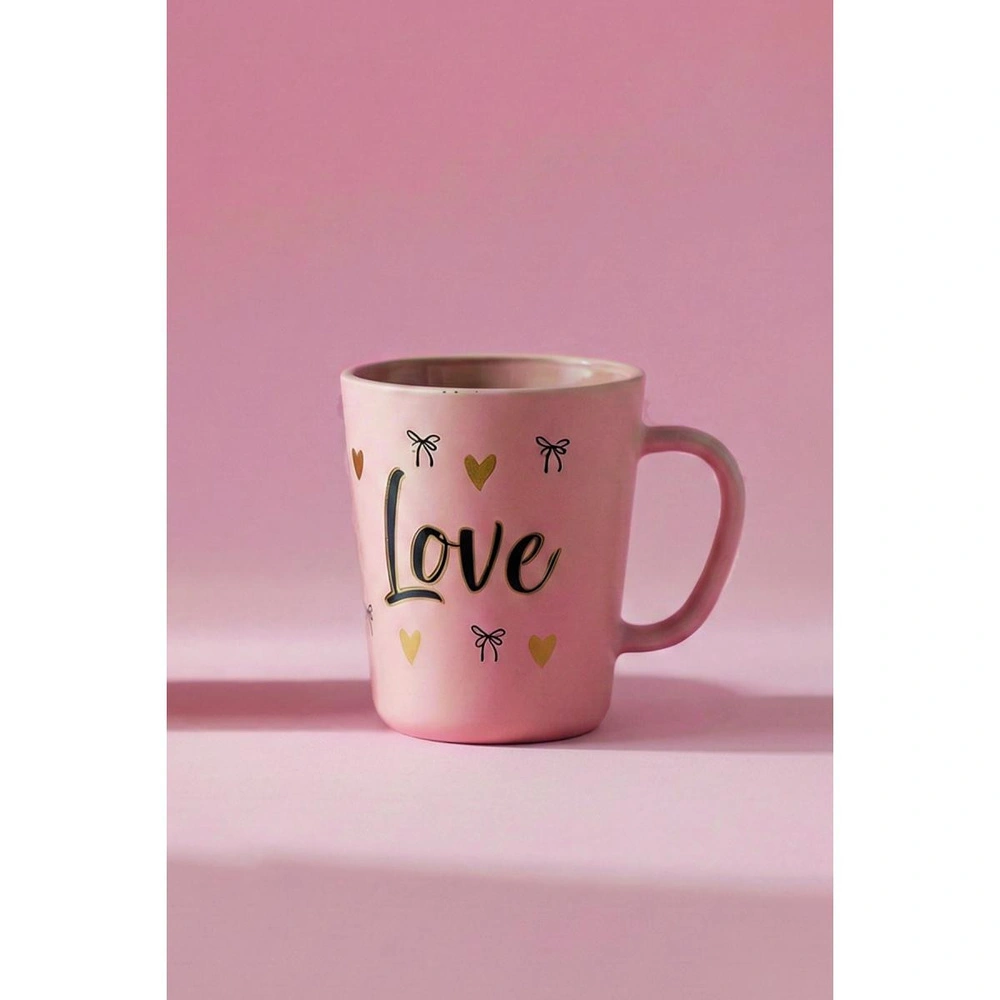 Rakle Love 2'li Kupa Seti Pembe 380 Cc görseli 3