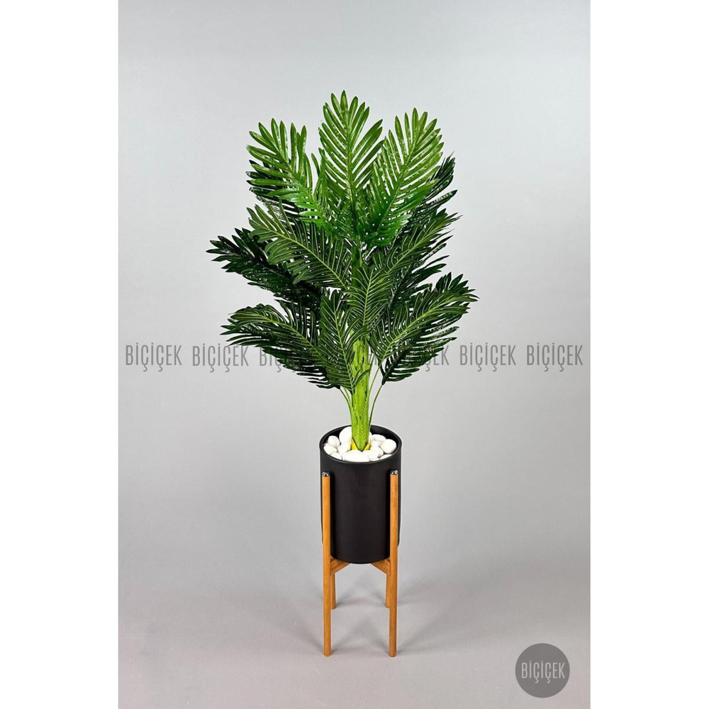 Biçiçek 150cm Areka Ağacı Ayaklı Metal Saksıda 5 görseli 4