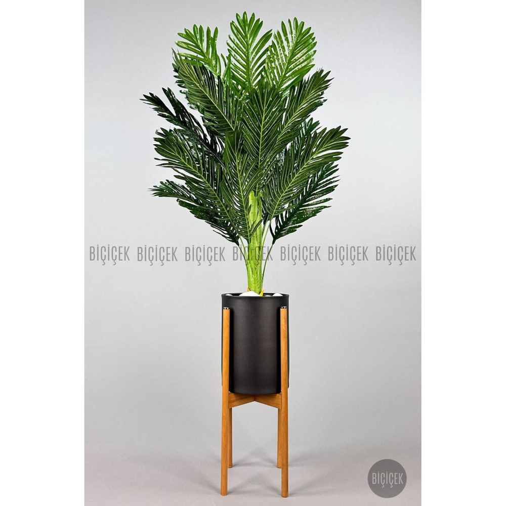 Biçiçek 150cm Areka Ağacı Ayaklı Metal Saksıda 5 görseli 3