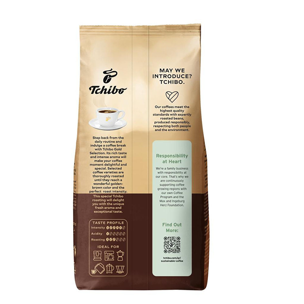 Tchibo Gold Selection Çekirdek Kahve 250 G görseli 4