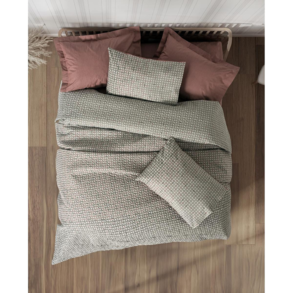 Cotton Box Petite Çift Kişilik Complete Set Mote Kiremit görseli 1