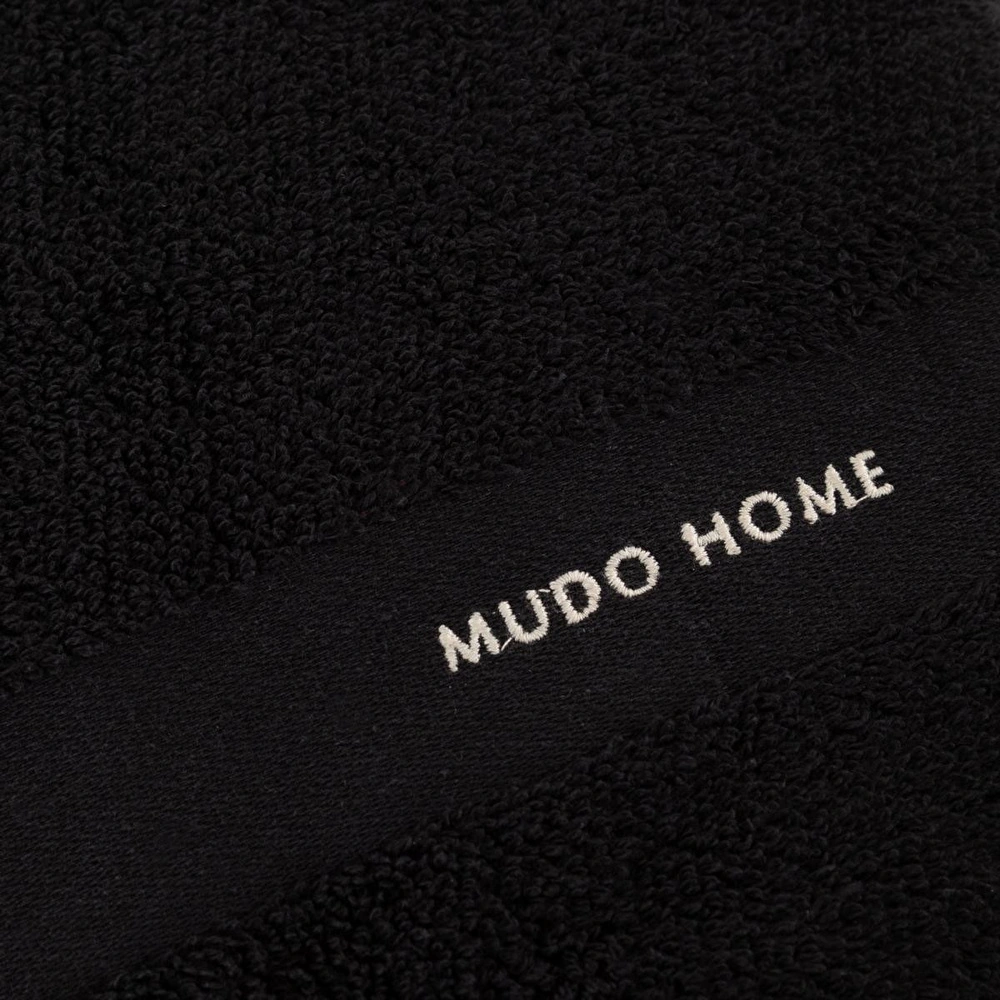 Mudo Home Yüz Havlusu Si̇yah 50x80 Cm görseli 3