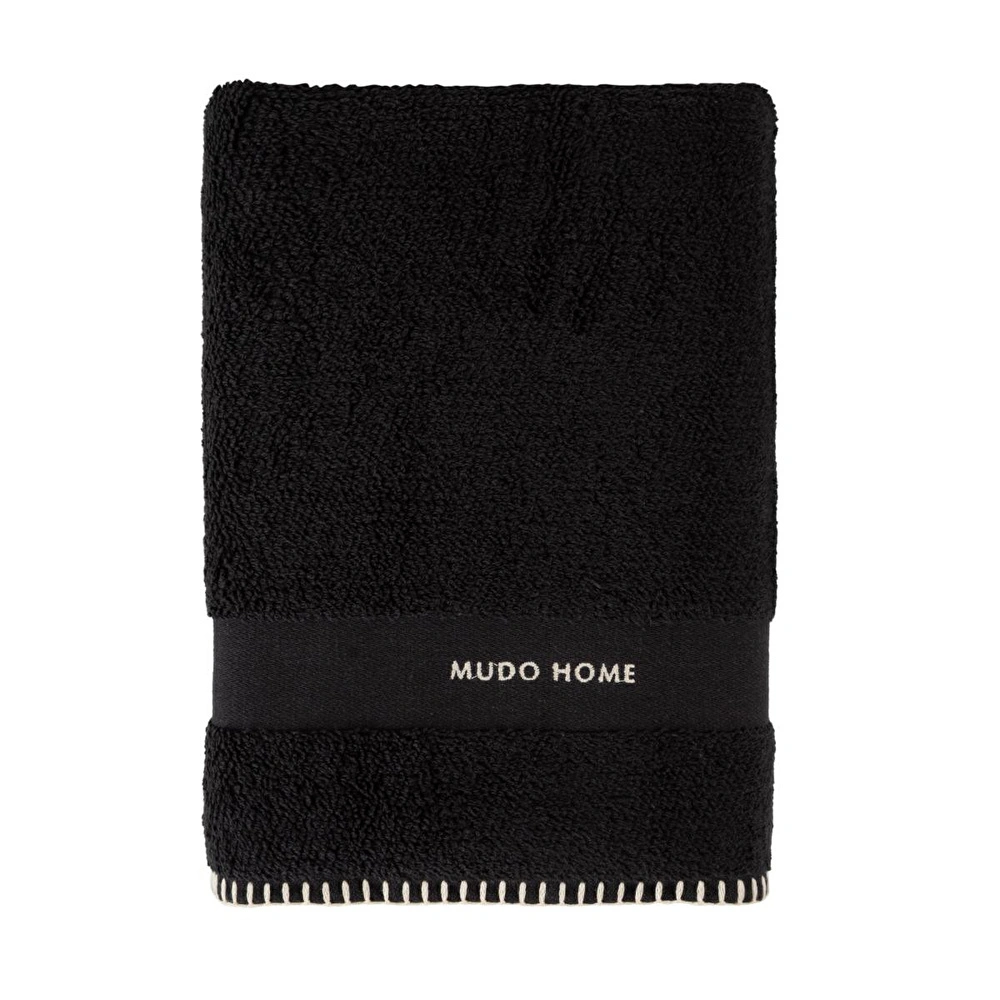 Mudo Home Yüz Havlusu Si̇yah 50x80 Cm görseli 2