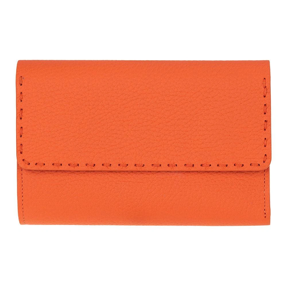 Bloominbag Arc Wallet Terracotta Pebble Hakiki Deri Kartlıklı Manyetik Cüzdan görseli 1