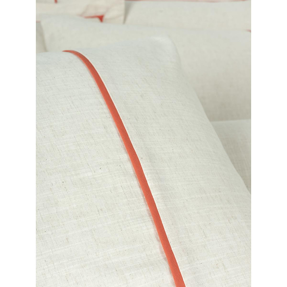 Cotton Box Inborn Çift Kişilik Nevresim Takımı Banded Turuncu görseli 3