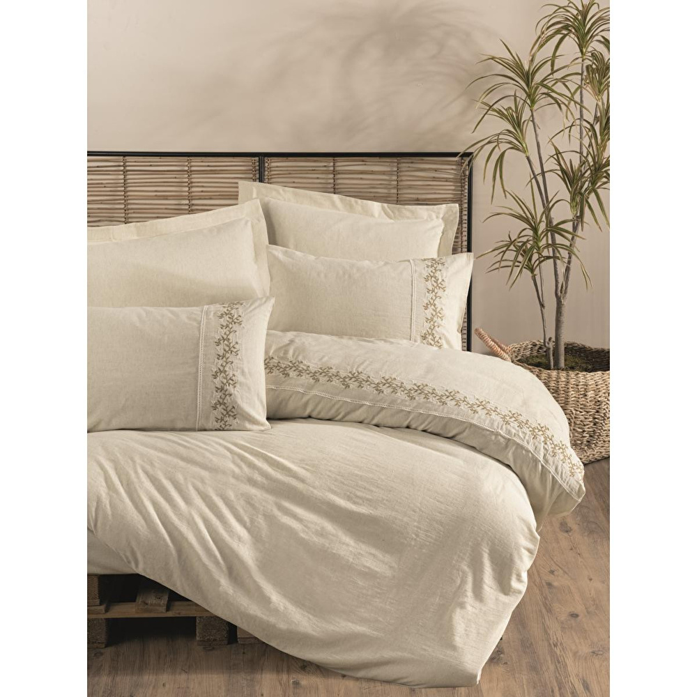 Cotton Box Cotton Keten Çift Kişilik Nevresim Takımı Darian görseli 1