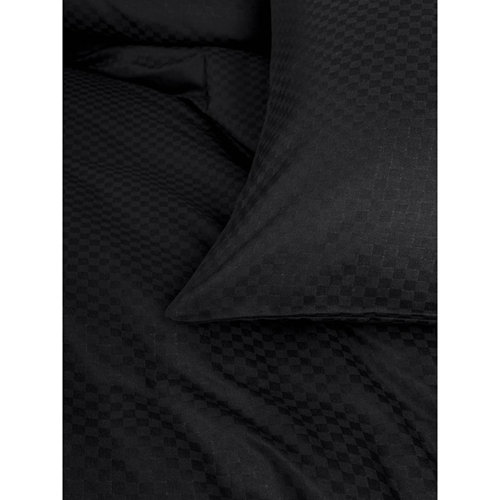 Cotton Box Plaid Ranforce Çift Kişilik Nevresim Takımı Siyah görseli 4