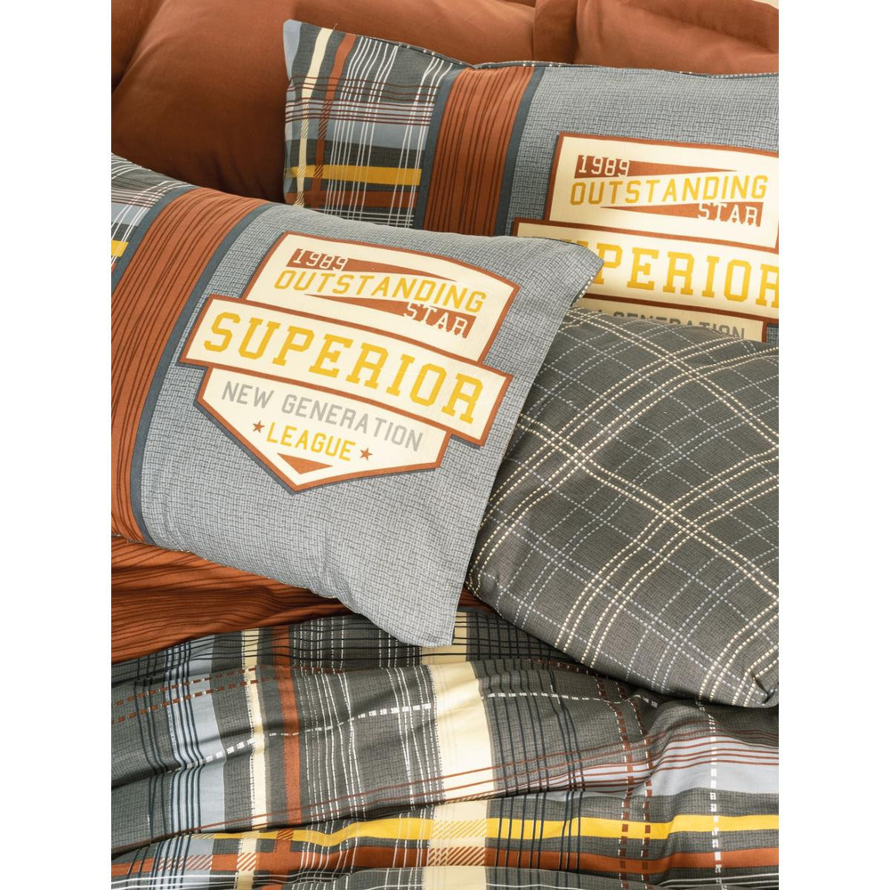 Cotton Box Masculine Çift Kişilik Nevresim Takımı Ramiro Tarçın görseli 2
