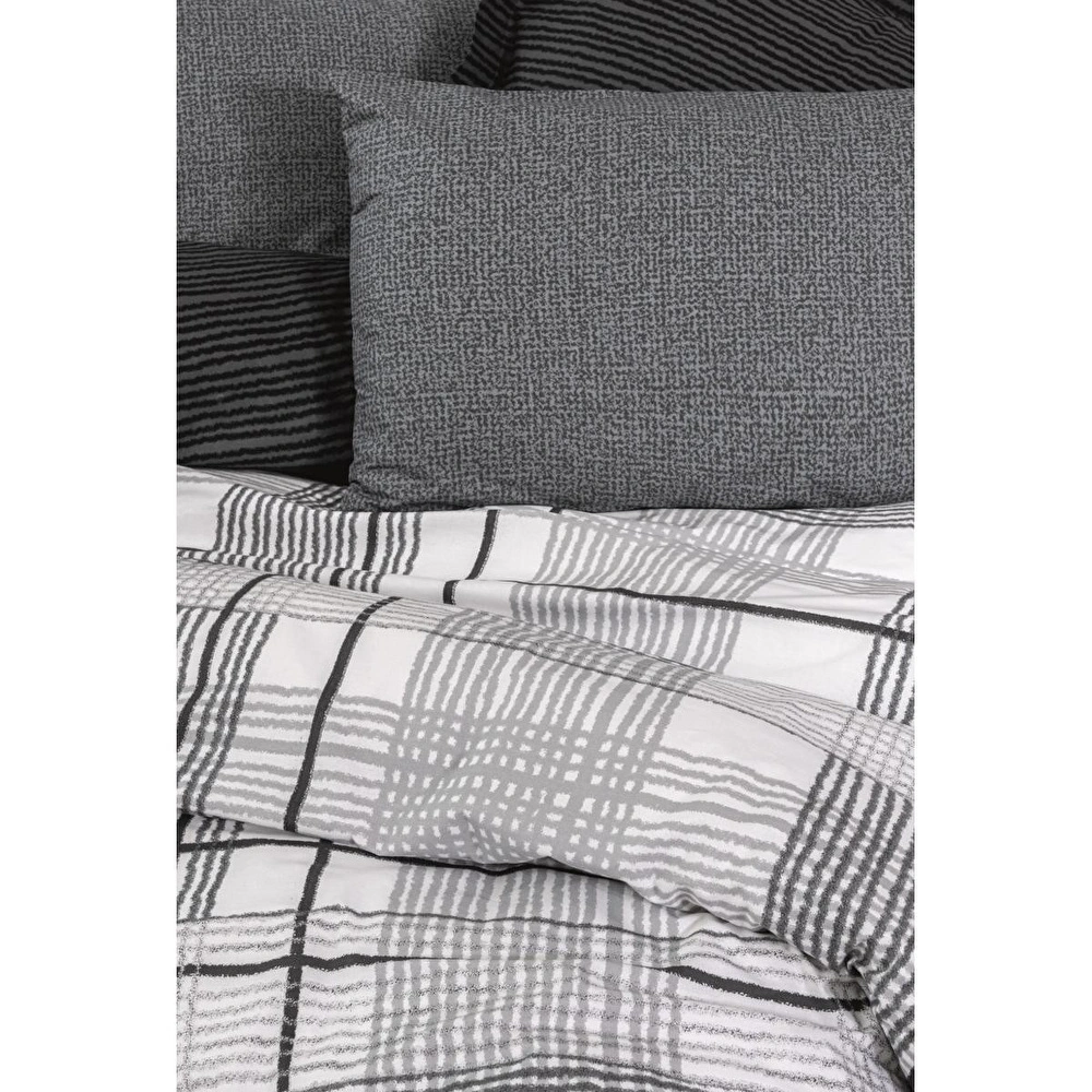 Cotton Box Modern Çift Kişilik Nevresim Takımı Will Antrasit görseli 2