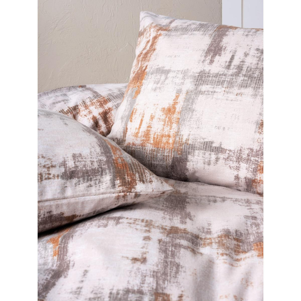 Cotton Box Flanel Çift Kişilik Nevresim Takımı Farida Kahve görseli 2