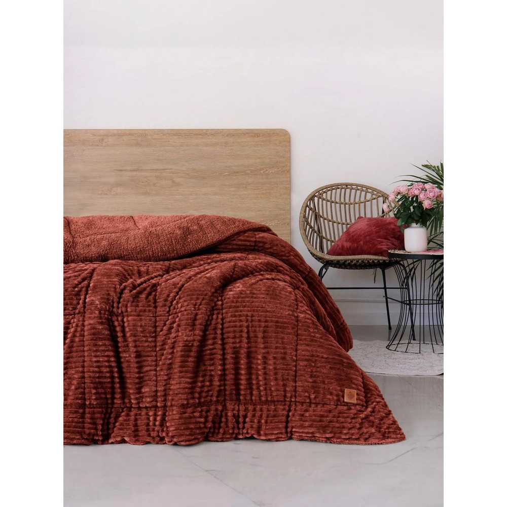 Cotton Box Wave Çift Kişilik Yorgan Tarçın 195x215 Cm görseli 1
