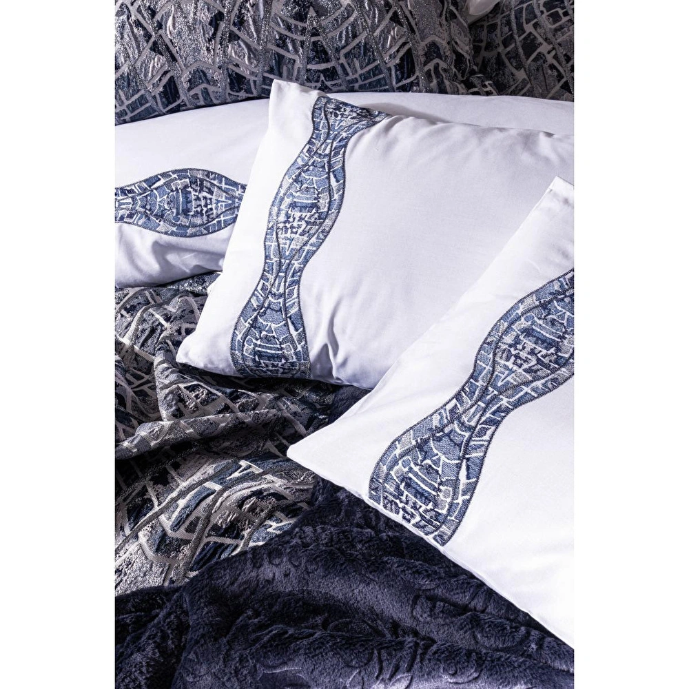 Cotton Box Platinium Çeyiz Seti Marissa Lacivert görseli 2