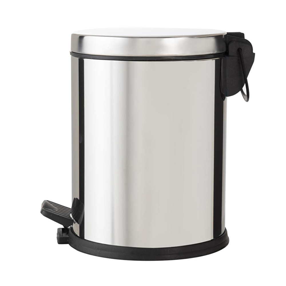 Mudo Home 5lt Pedalli Çöp Kovasi Inox görseli 5