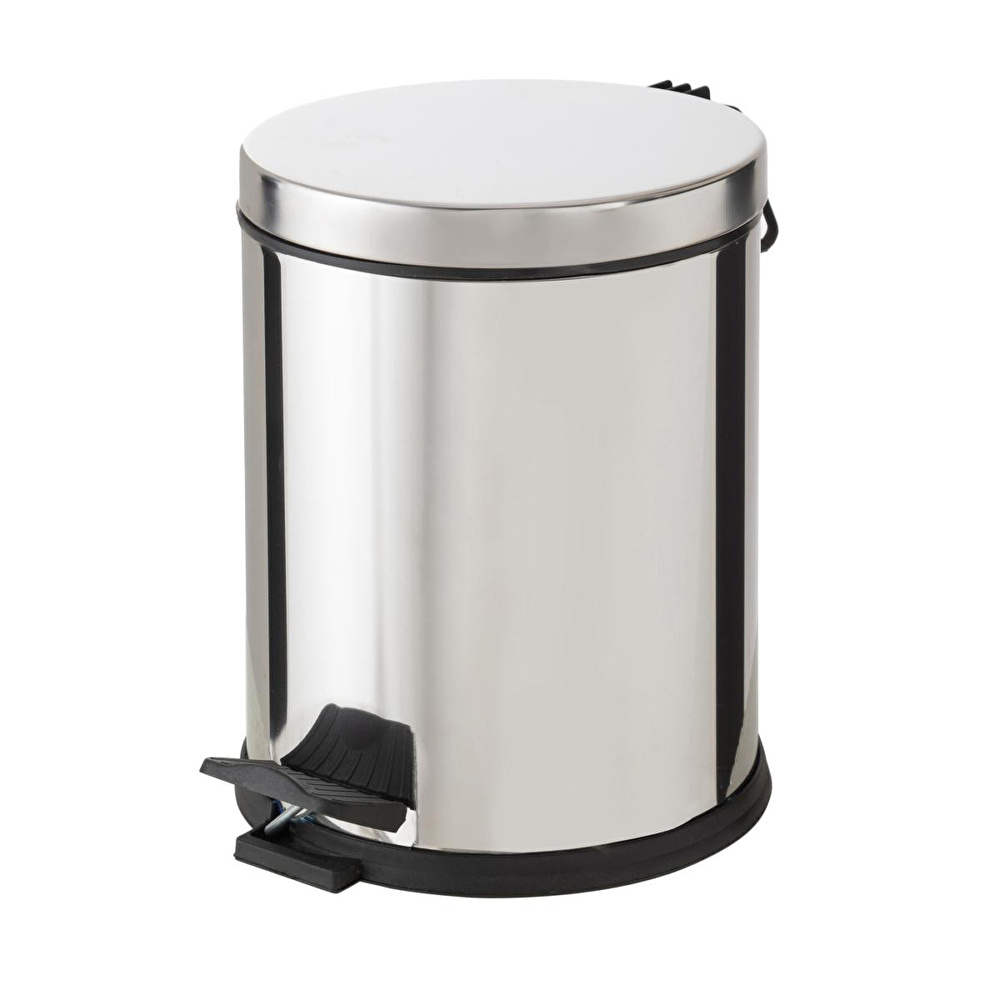 Mudo Home 5lt Pedalli Çöp Kovasi Inox görseli 3