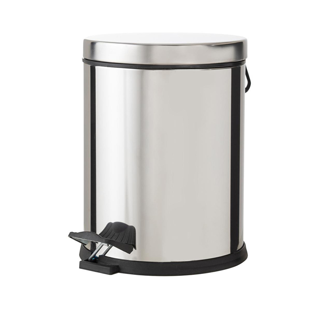 Mudo Home 5lt Pedalli Çöp Kovasi Inox görseli 2