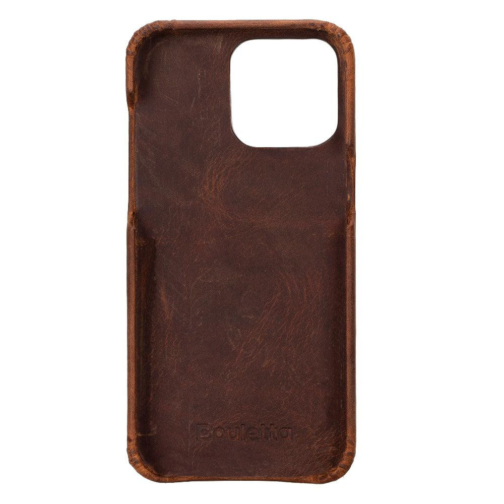 Bloominbag Bloomcase Apple Iphone 16 Pro (6.3") Saddle Brown Hakiki Deri Telefon Kılıfı görseli 4