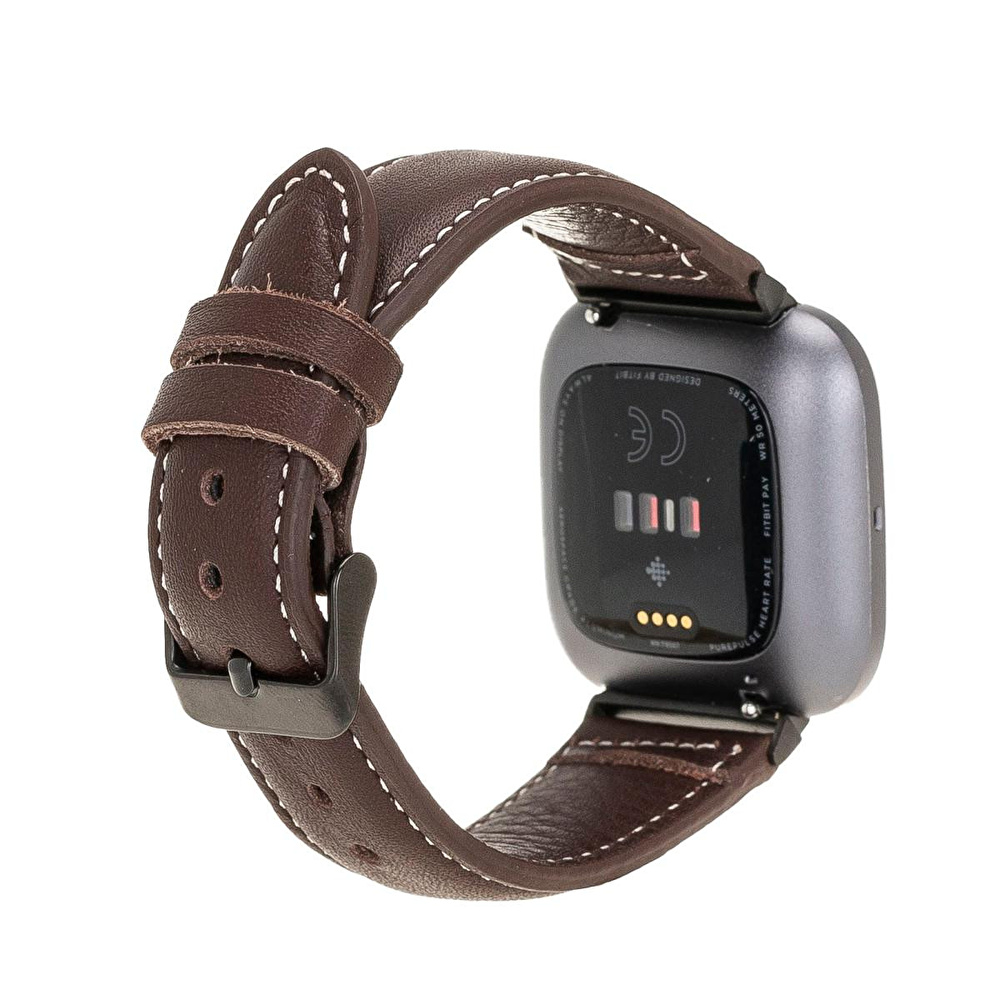 Bloominbag Chalk Ivory Bloom Deri Apple Watch Kordon-44/45/46/49 Mm görseli 2