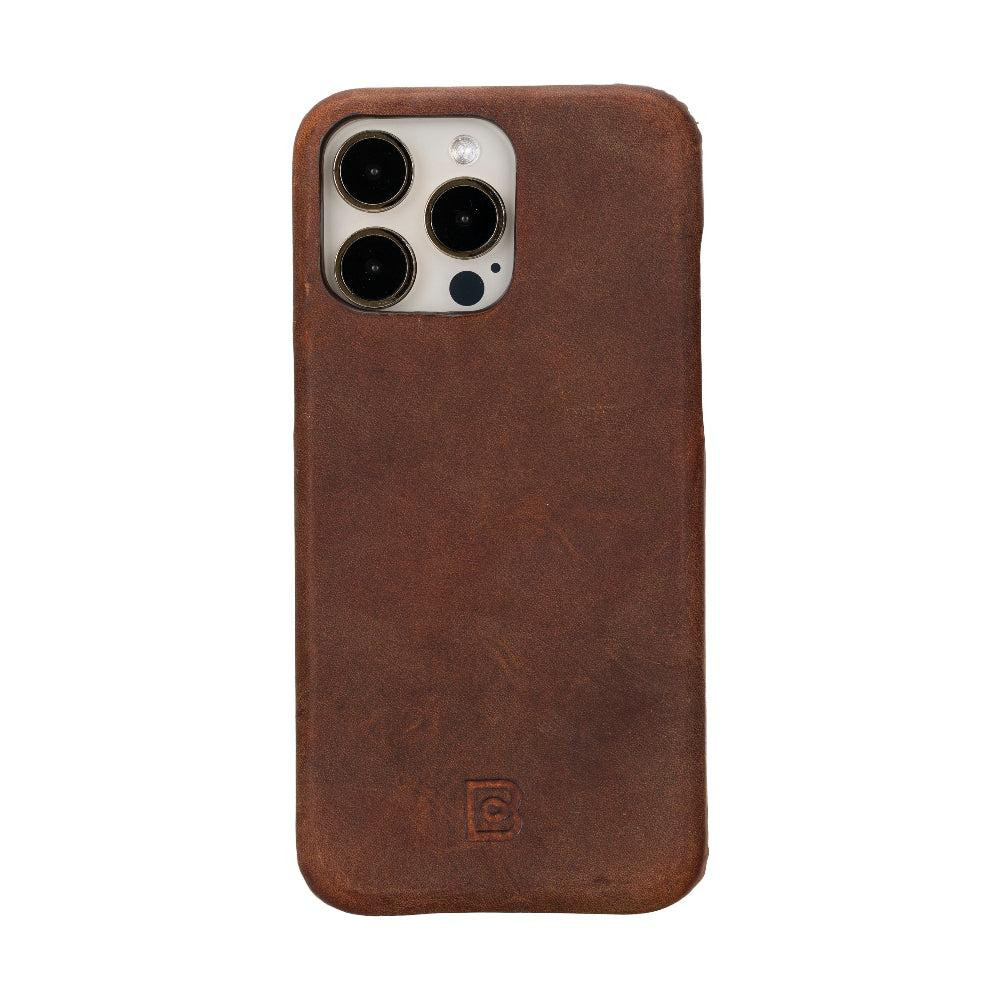 Bloominbag Bloomcase Apple Iphone 16 Pro Max(6.9") Saddle Brown Hakiki Deri Telefon Kılıfı görseli 1