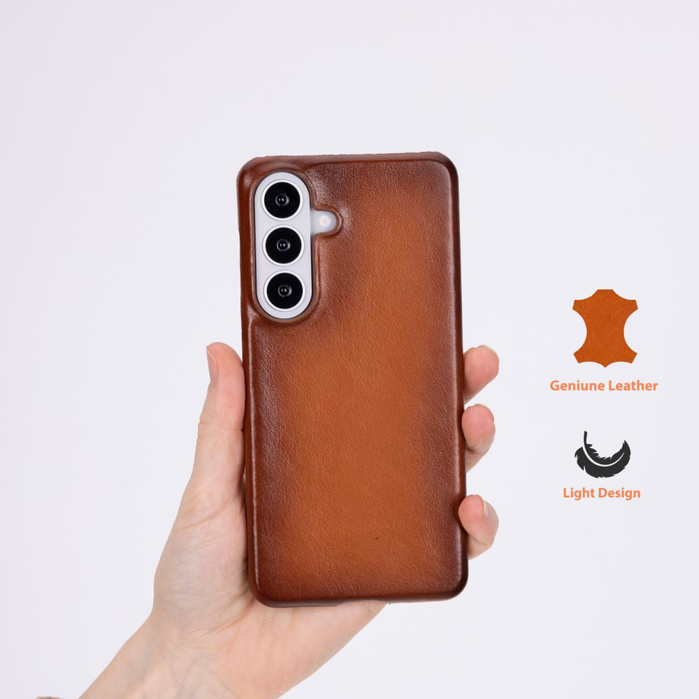Bloominbag Monte Siena Tan Deri Telefon Kılıfı Samsung Galaxy S26 Plus (6.7") | Ultra İnce Premium Leather Case görseli 2