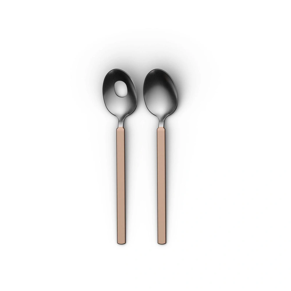 Berghoff Home Belly 2 Parçalı Salata Servis Seti Sıcak Pembe görseli 1