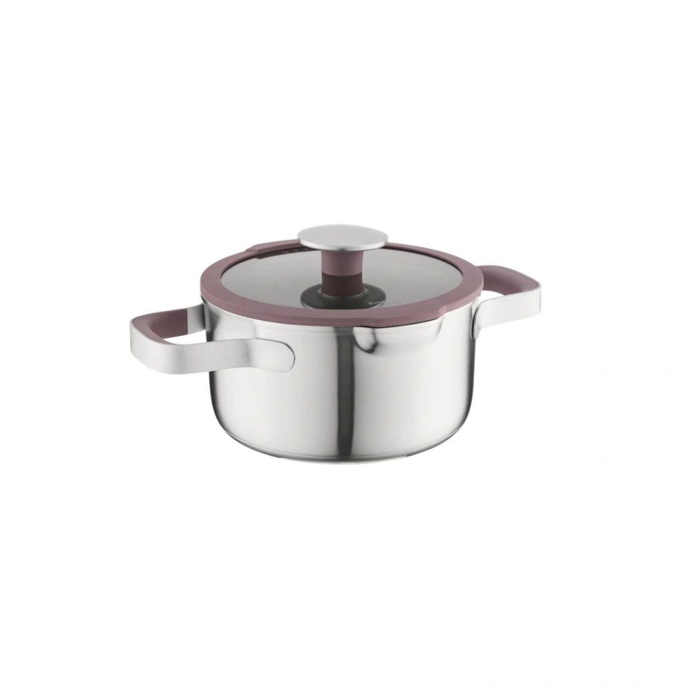 Berghoff Home Elements Kapaklı Güveç Tenceresi 18cm Peppercorn görseli 1