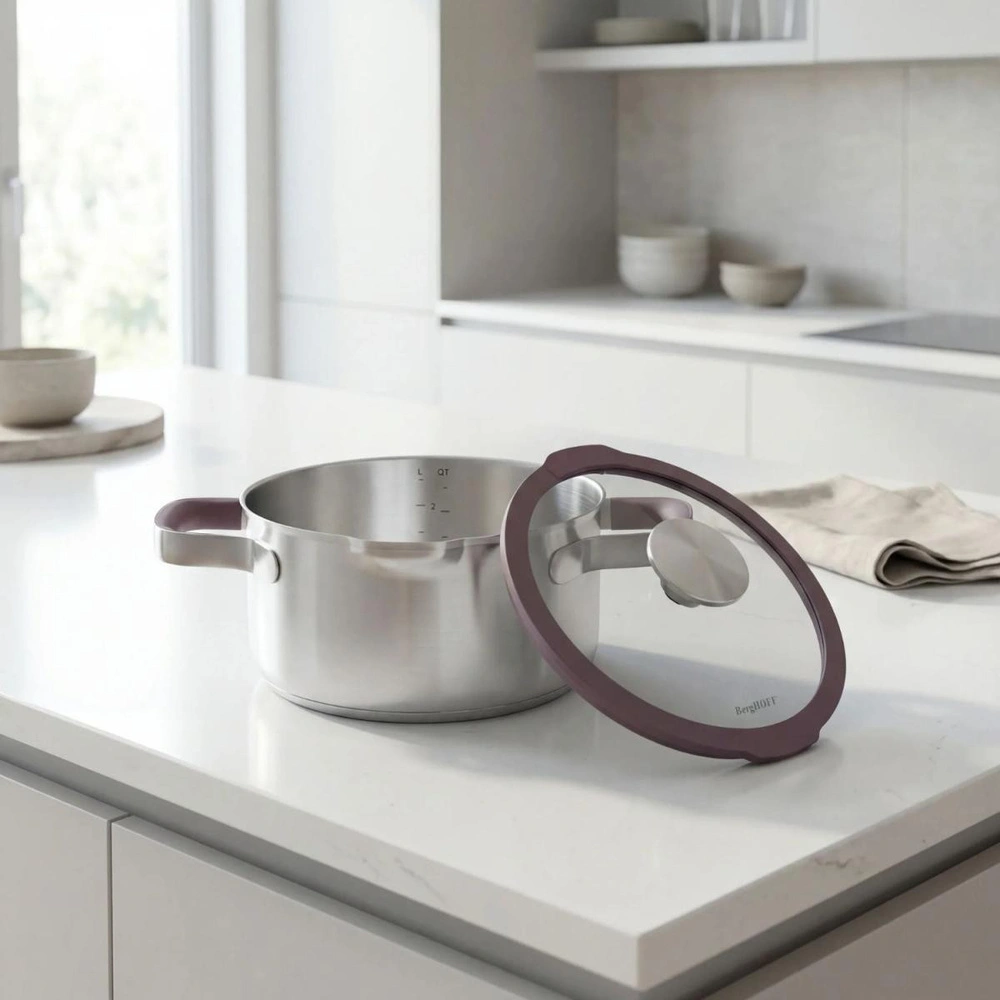 Berghoff Home Elements Kapaklı Güveç Tenceresi 18cm Peppercorn görseli 2