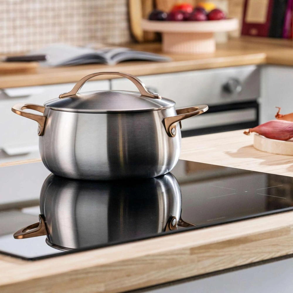 Berghoff Home Belly Kapaklı Güveç Tenceresi 18cm Warm Pembe görseli 2