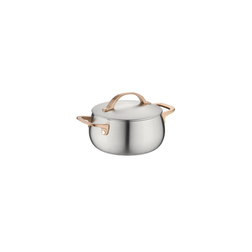 Berghoff Home Belly Kapaklı Güveç Tenceresi 18cm Warm Pembe görseli 1