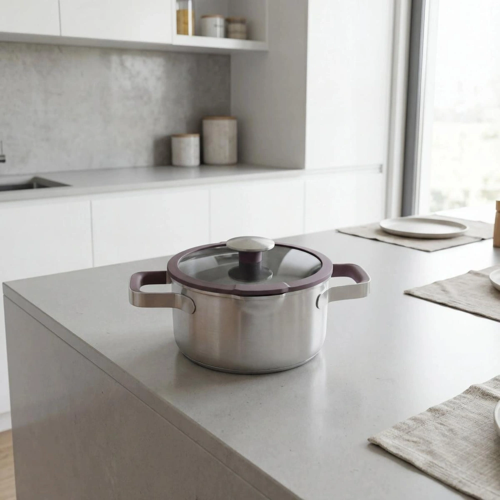 Berghoff Home Elements Kapaklı Güveç Tenceresi 20cm Peppercorn görseli 5