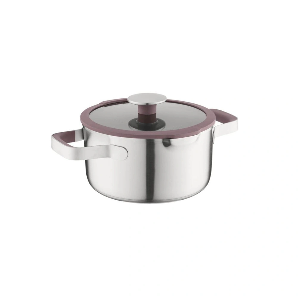 Berghoff Home Elements Kapaklı Güveç Tenceresi 20cm Peppercorn görseli 1