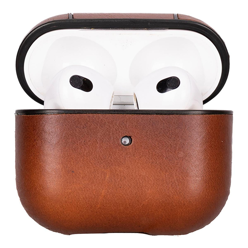 Bloominbag Aurel Snap Hakiki Deri Airpods 3 Kılıfı – Charm Airpods Case görseli 2