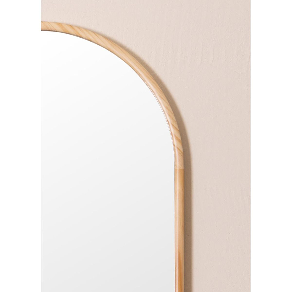 The Mia Ahşap Duvar Aynası 50x160 Cm görseli 3