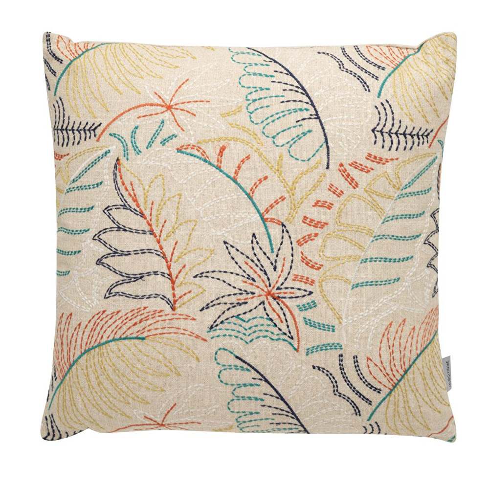 Mudo Home Willy Flowers Kirlent Renkli̇ 45x45 Cm görseli 1