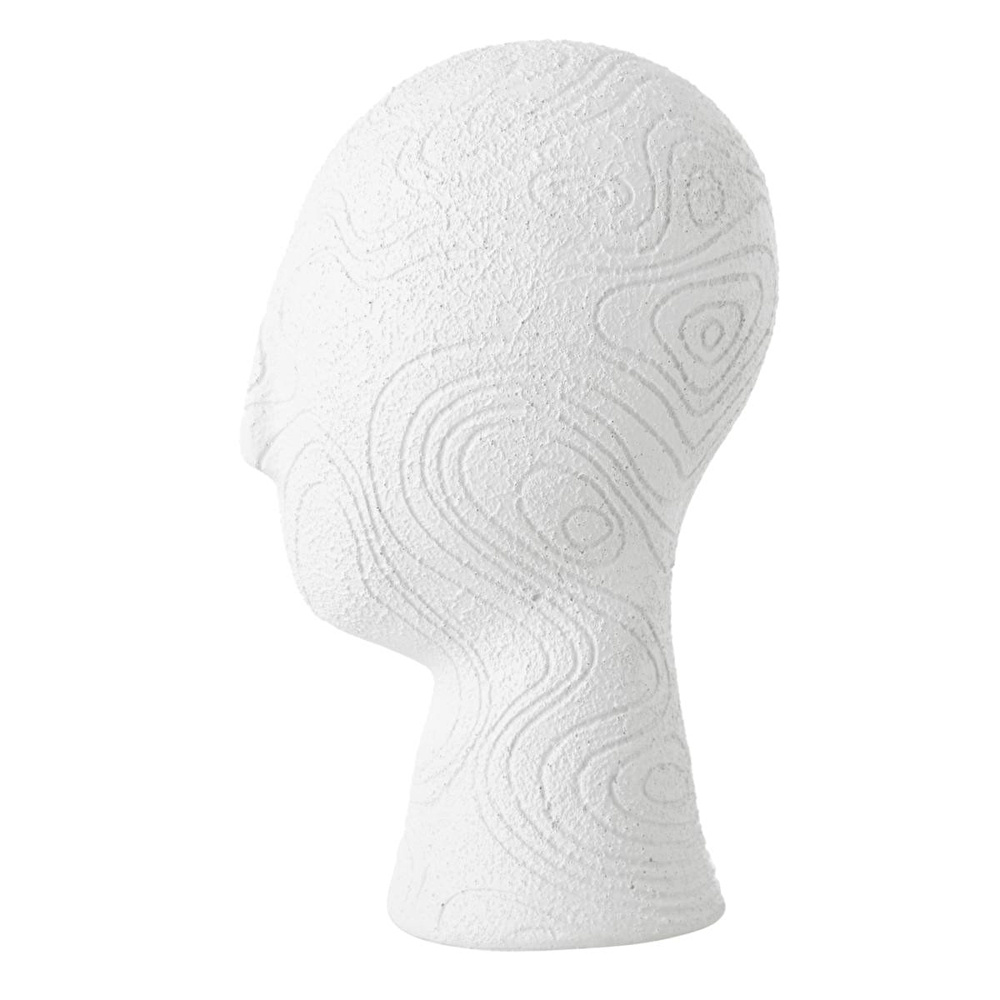Mudo Home Modern Beyaz Bi̇blo 12x15x24 Cm görseli 4