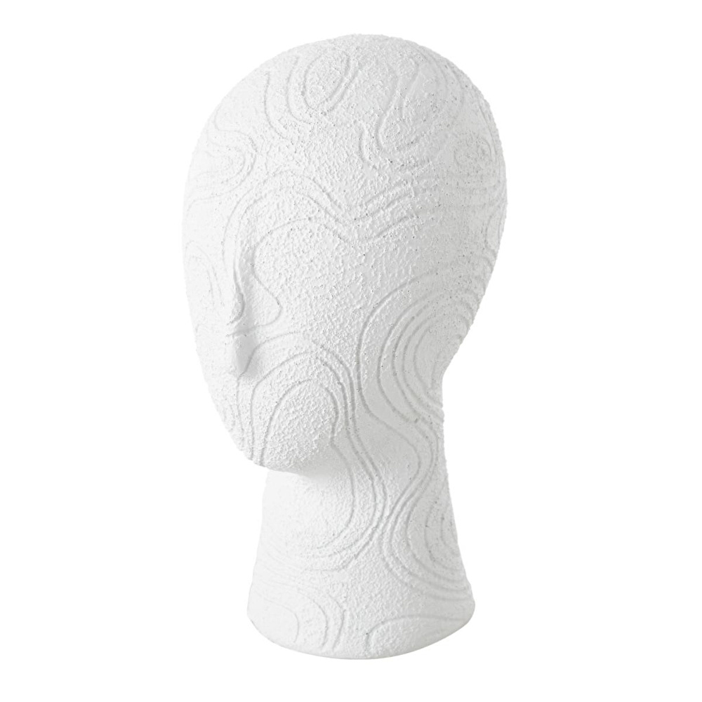 Mudo Home Modern Beyaz Bi̇blo 12x15x24 Cm görseli 3