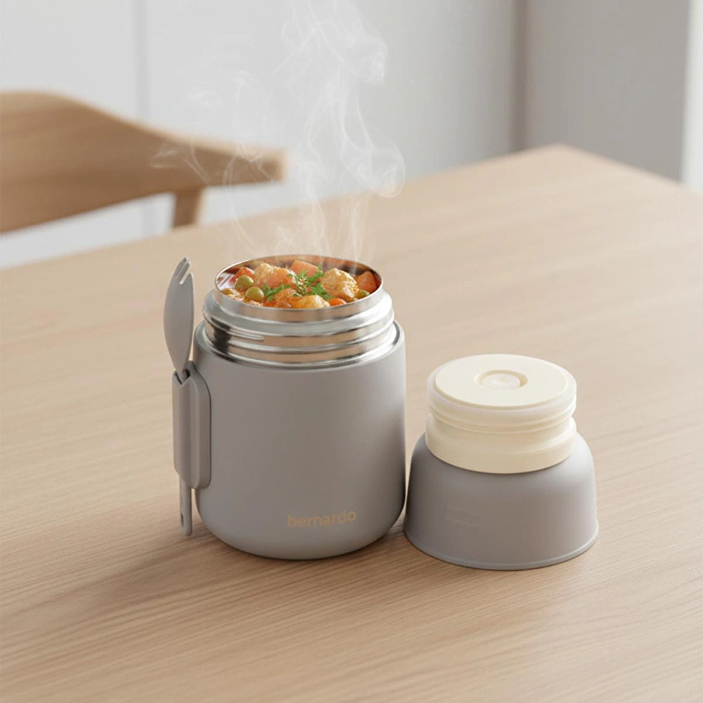 Bernardo Duo Yemek Termosu 500 Ml Gri görseli 4