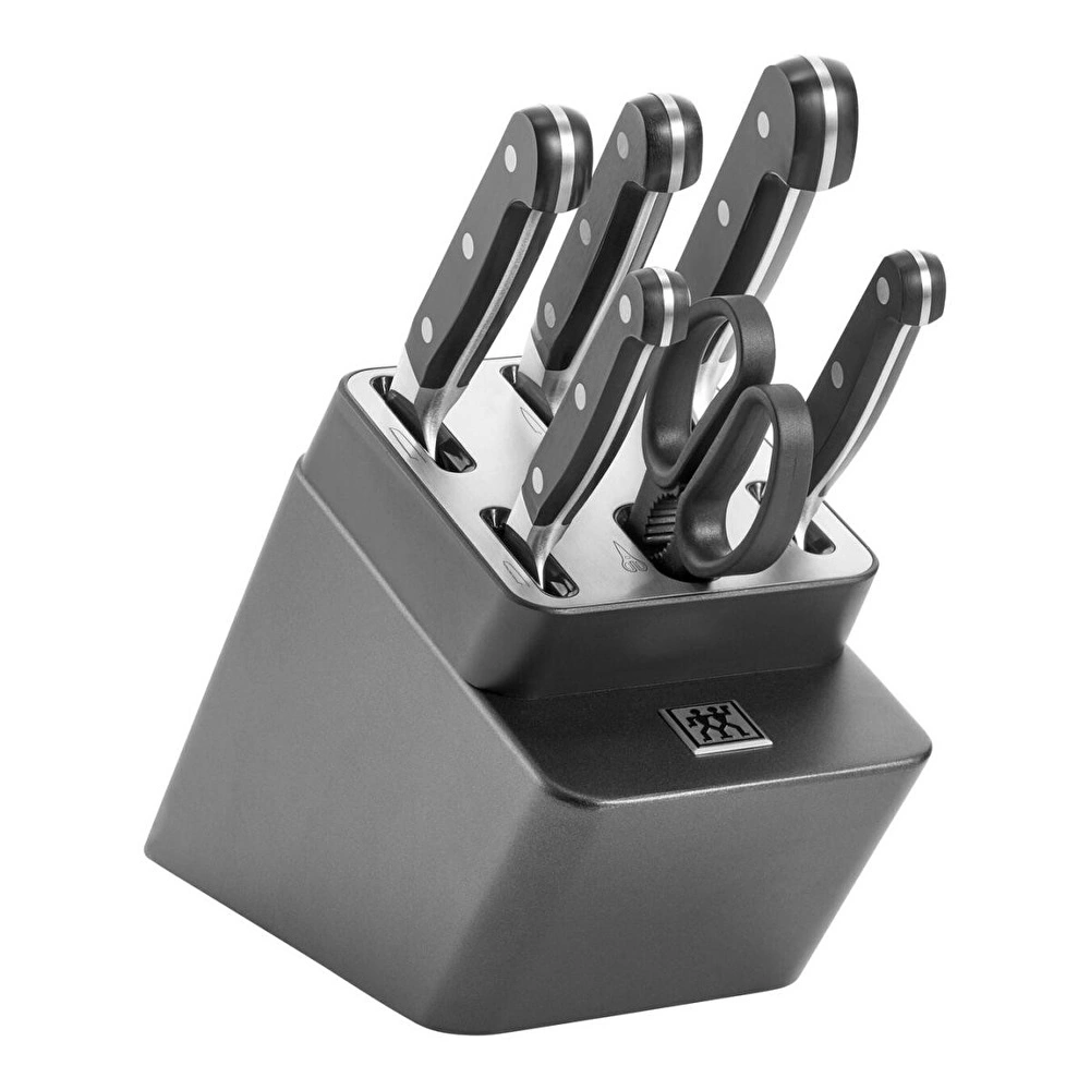 Zwilling Pro Blok Bıçak Seti Kendinden Bilemeli, 7-parça görseli 1