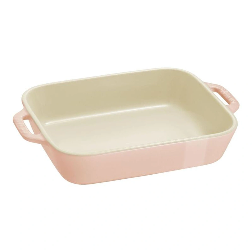 Staub Fırın Kabı Seti 2 Parça Açık Pembe görseli 2
