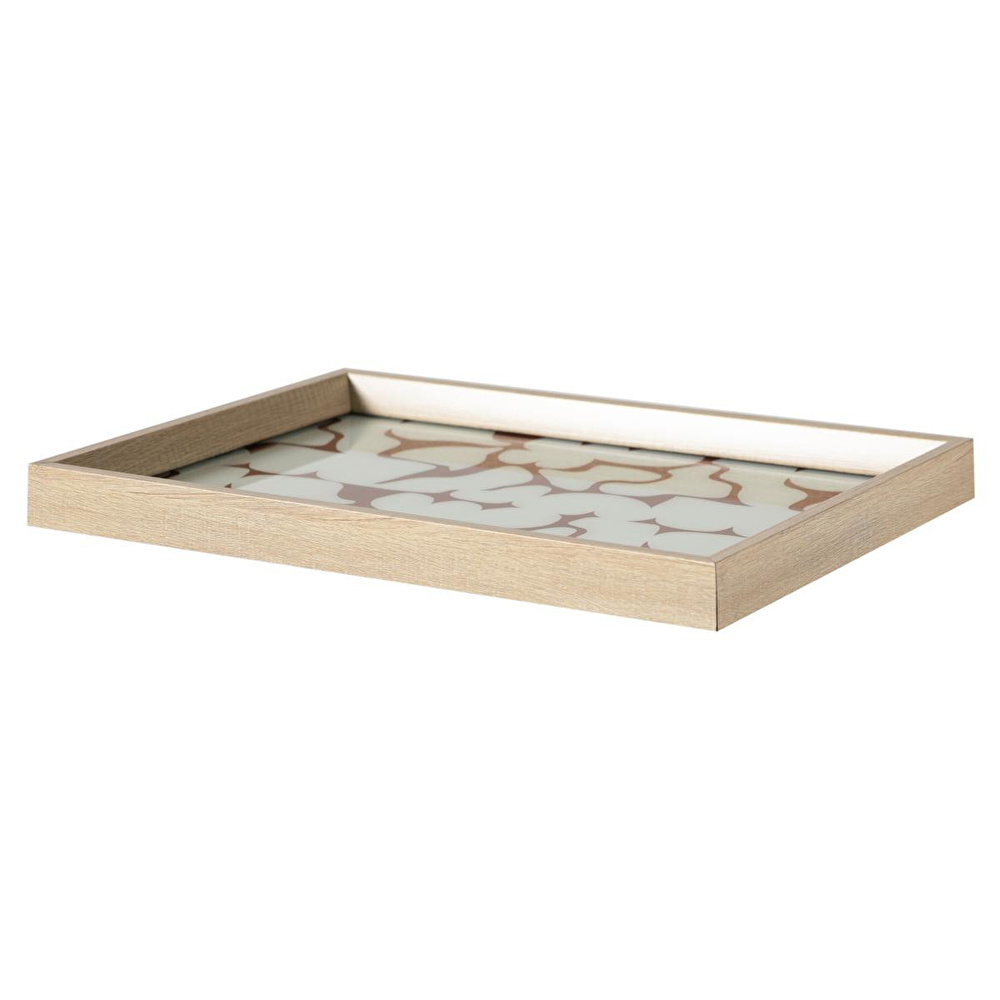 Mudo Home Soft Brown Dekorati̇f Tepsi̇ 31x42 Cm görseli 3