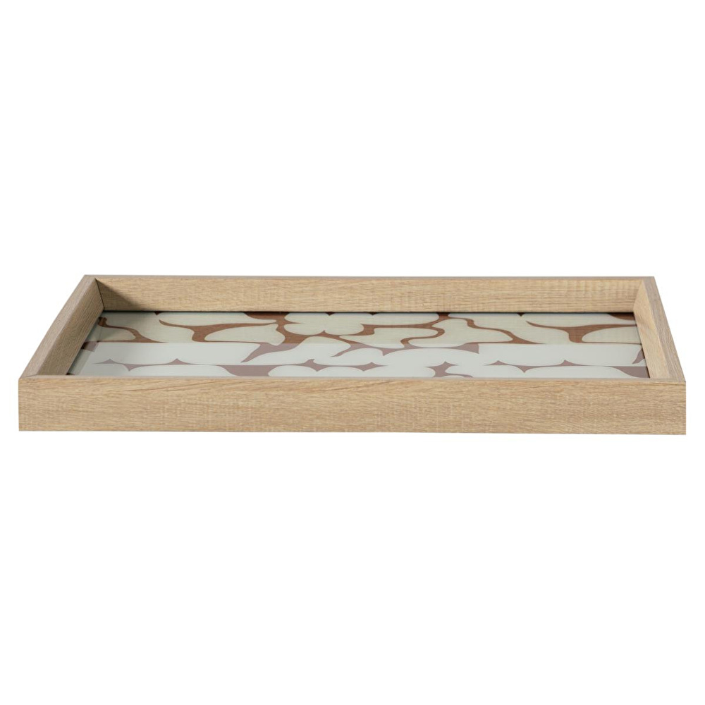 Mudo Home Soft Brown Dekorati̇f Tepsi̇ 31x42 Cm görseli 4