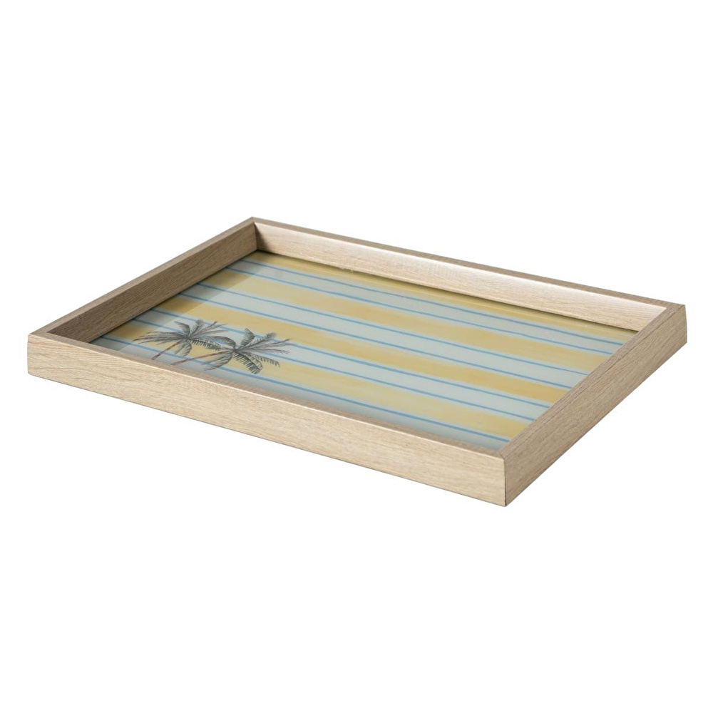 Mudo Home Palmies Dekorati̇f Tepsi̇ 31x42 Cm görseli 2