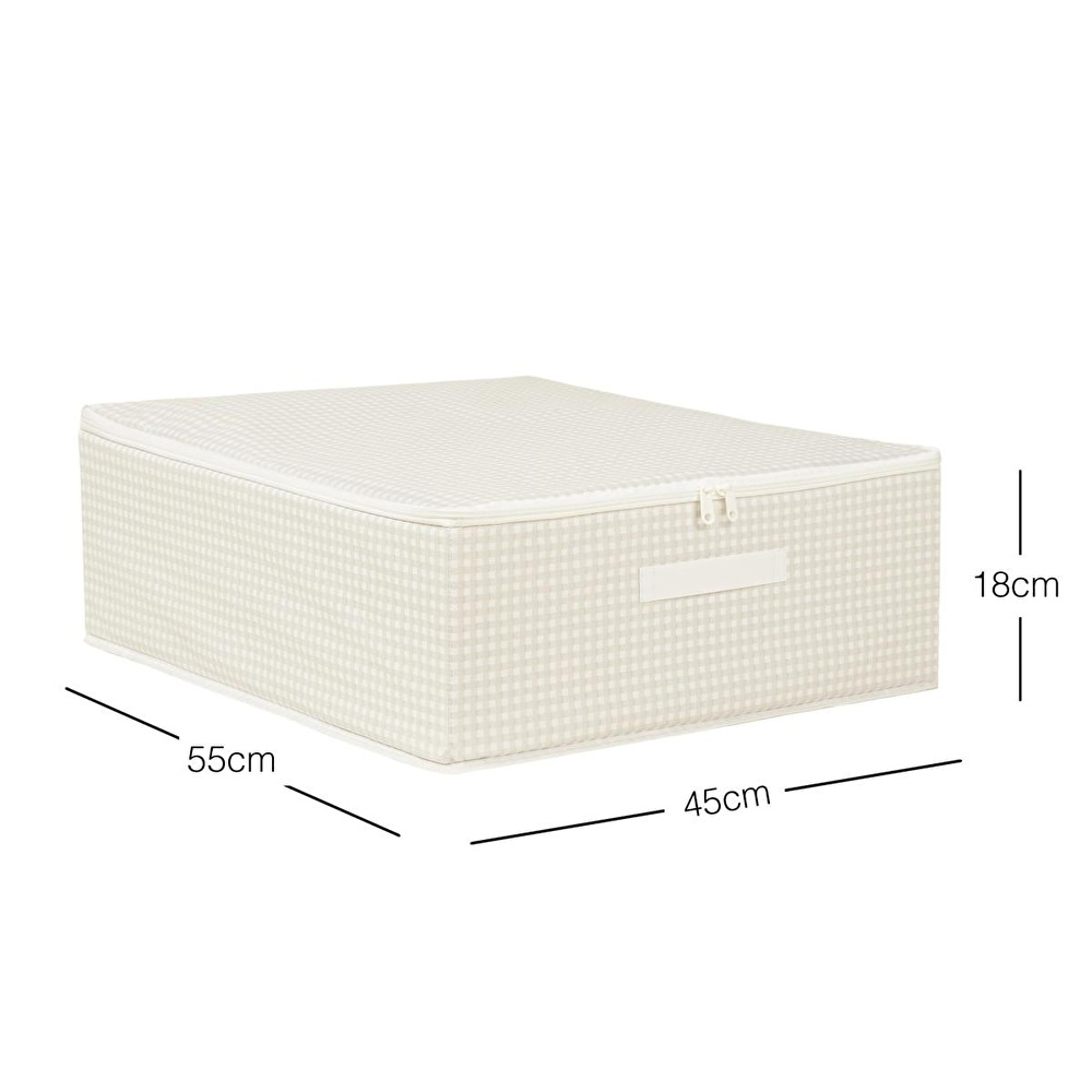 Home Wave Gri Pötikare Destekli Kutu Hurç 45 X 55 X 18 Cm görseli 4