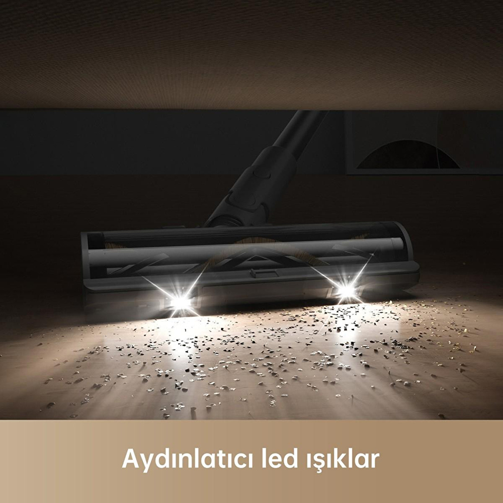 Dreame R10 Pro Dikey Süpürge, 65 Dakika Uzun Çalışma Süreli Dikey Süpürge, Hafif Ve Anti-tangle Özellikli, Sert Zemin görseli 5